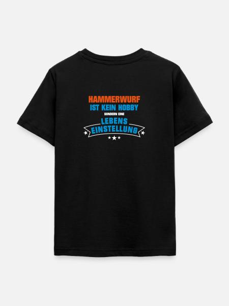 Hammerwurf Sportart - Teenager T-Shirt - Schwarz