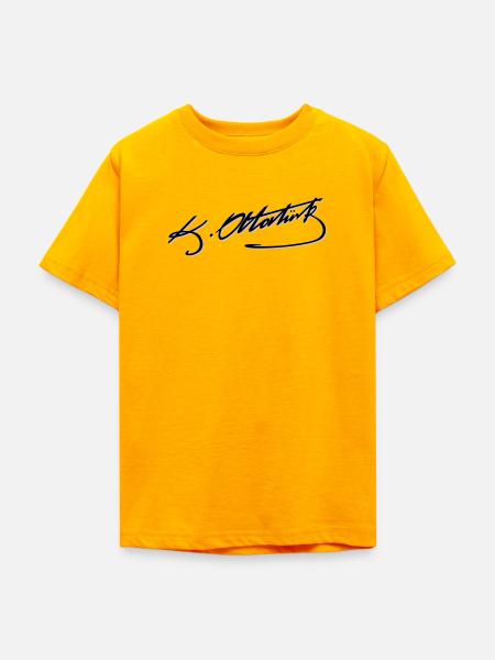 Mustafa Kemal Atatürk imza - Teenager T-Shirt - Gold