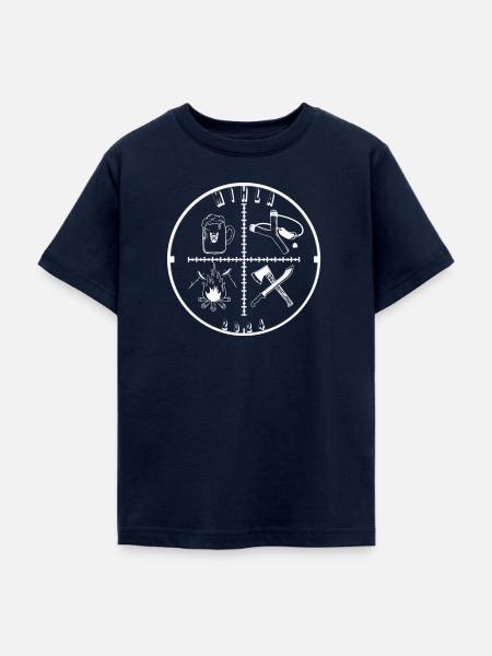 mihla 2024 weiß - Teenager T-Shirt - Navy