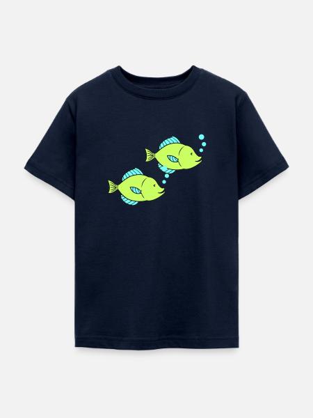 fische comic 2 - Teenager T-Shirt - Navy