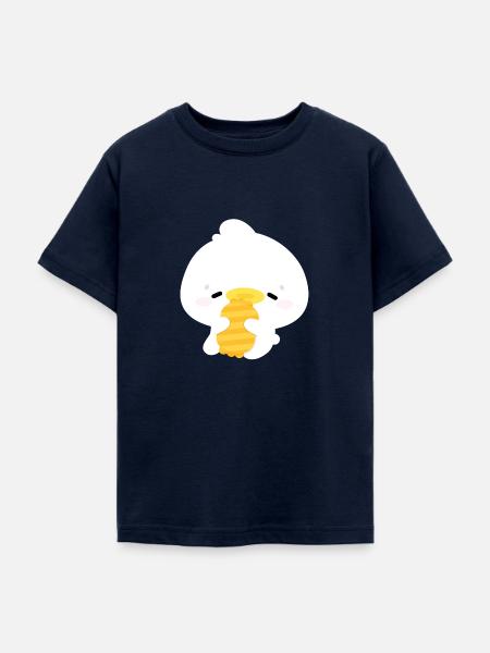 Schläfrige Ente - Teenager T-Shirt - Navy