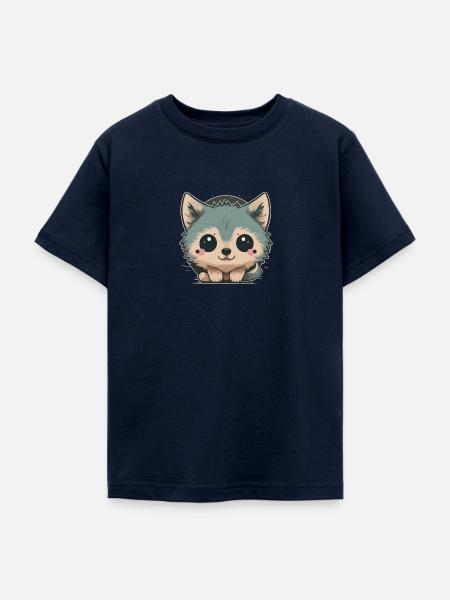 Niedlicher Wolf - Teenager T-Shirt - Navy