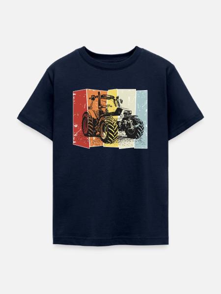 Traktor Deutz retro - Teenager T-Shirt - Navy