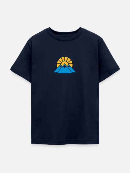 Gebirge - Teenager T-Shirt - Navy