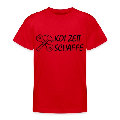 KoiZeit - Schaffe - Teenager T-Shirt