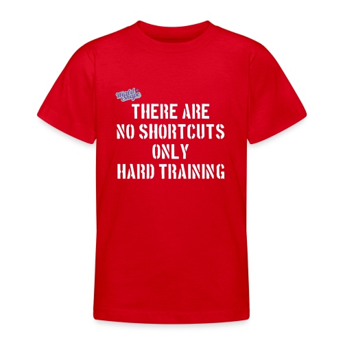 No Shortcuts - Only Hard Training - T-shirt tonåring