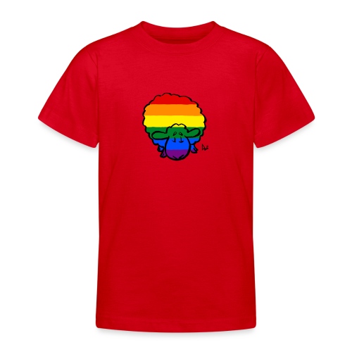 Rainbow Pride Sheep - T-shirt tonåring