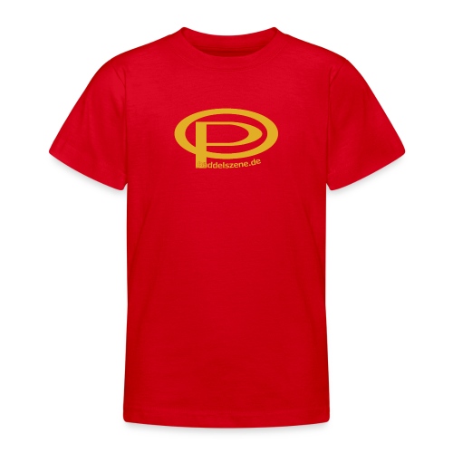Paddelszene Logo Orange - Teenager T-Shirt