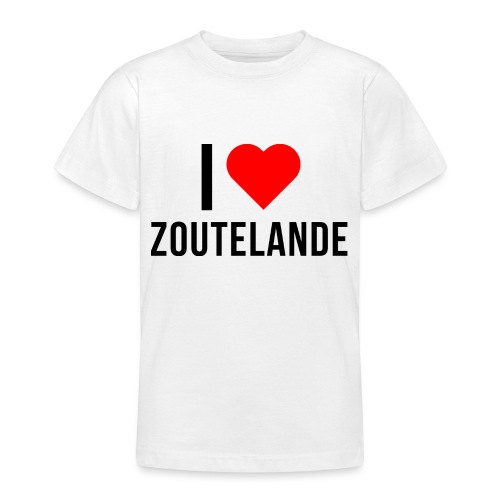 I Love Zoutelande - Teenager T-Shirt