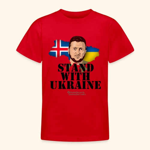 Island Stand with Ukraine - Teenager T-Shirt