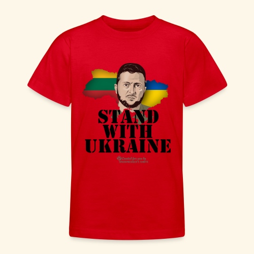 Litauen Ukraine Selenskyj Stand with Ukraine - Teenager T-Shirt
