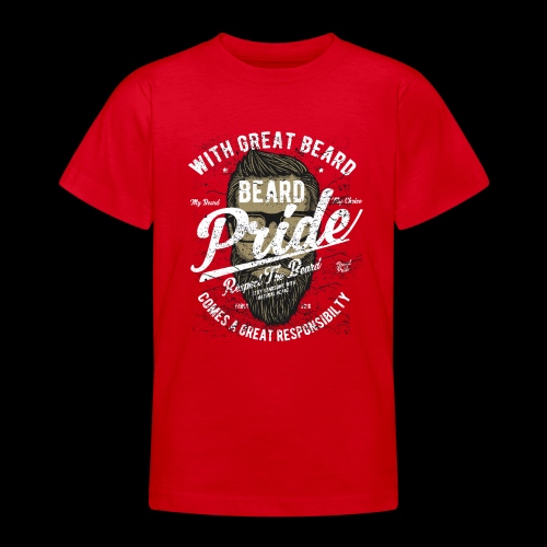 Beard Pride - Stolzer Bartträger - Teenager T-Shirt