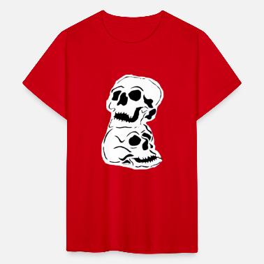 TOMZOFF 2 Skulls - Teenager T-Shirt