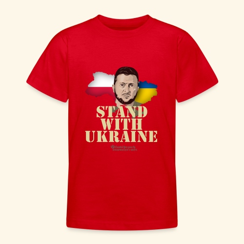Polska Stand with Ukraine - Teenager T-Shirt