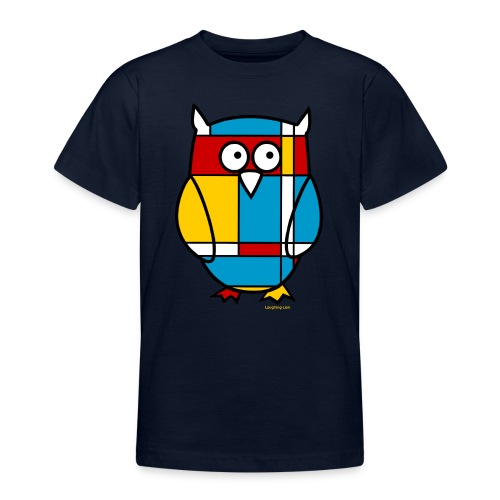 Mondrian Owl - Teenage T-Shirt