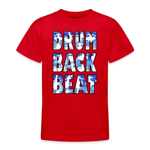 drum back beat - Teenager T-Shirt