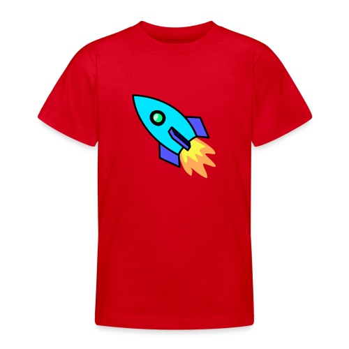 Blue rocket - Teenage T-Shirt