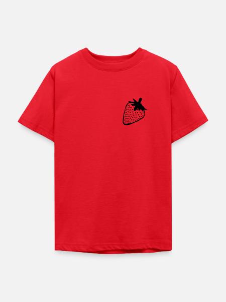 Erdbeere - Teenager T-Shirt - Rot