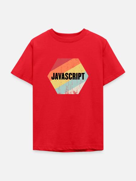 Javascript - Teenager T-Shirt - Rot
