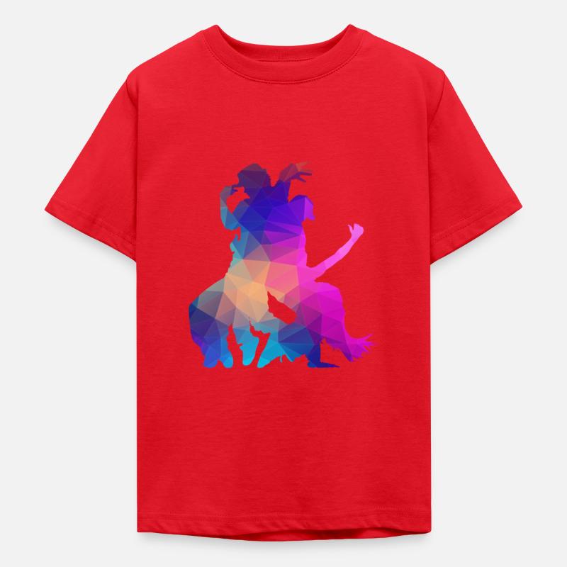 Breakdance Danse Danse Breakdancer Danseur - T-shirt Ado - rouge