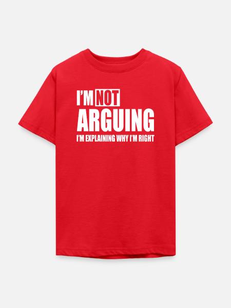streiten - Teenager T-Shirt - Rot