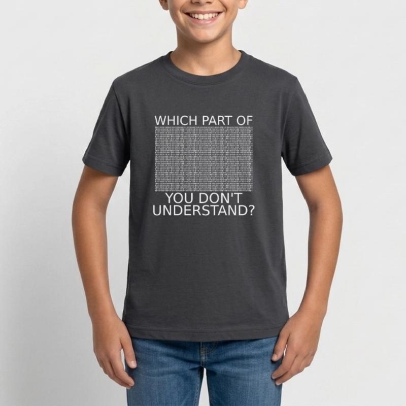 | binary code funny | funny | Nerd | Programmer Teenage T-Shirt