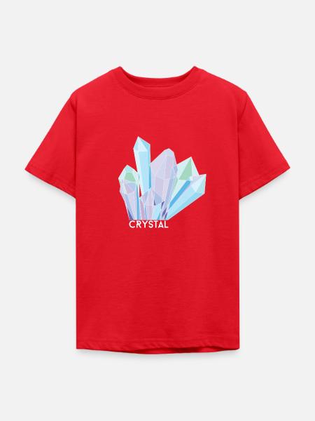 Kristall - Teenager T-Shirt - Rot