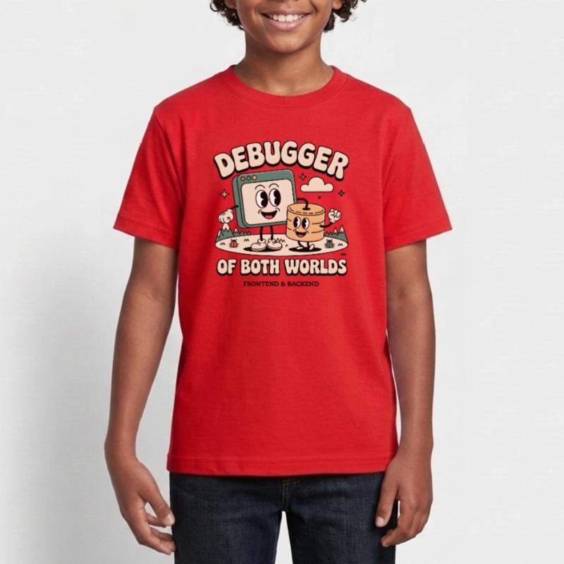 Debugger beider Welten | Debugging Dev Teenager T-Shirt