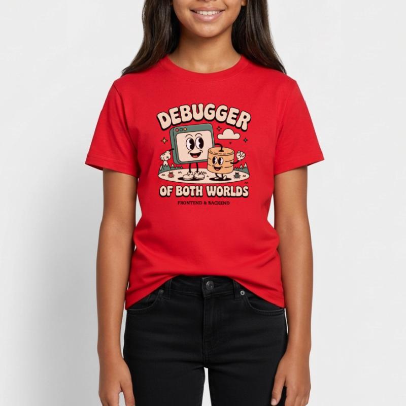 Debugger of both worlds | Debugging Dev Teenage T-Shirt