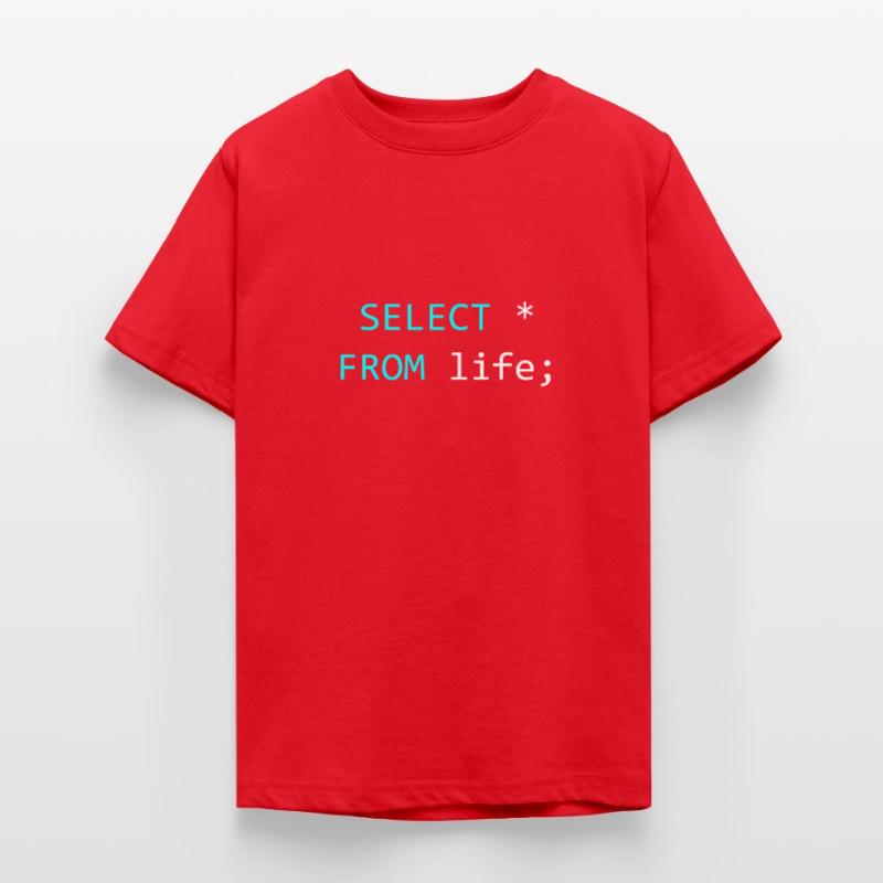 Geschenkidee für SQL-Coder Teenager T-Shirt