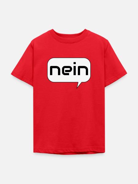 Nein - Teenager T-Shirt - Rot