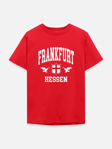 Frankfurt - Teenager T-Shirt - Rot