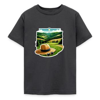Sauerland Region - Teenager T-Shirt - Dunkelgrau - Vorne - AI Model Teenager Male light (155cm)