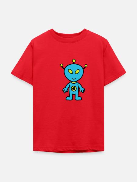 Außerirdischer - Teenager T-Shirt - Rot