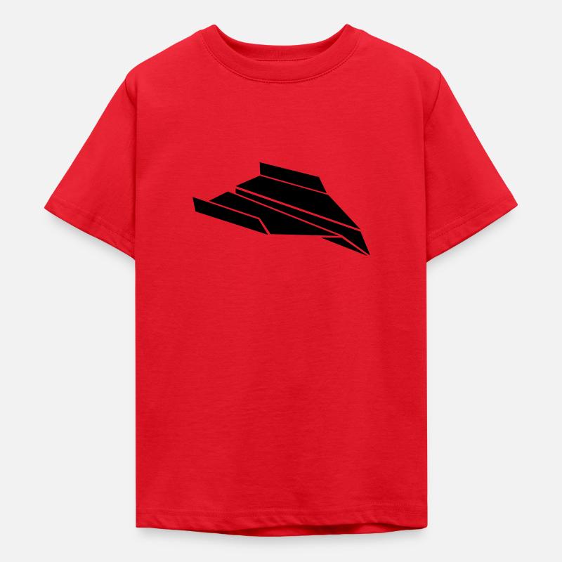 plane - Teenage T-Shirt - red