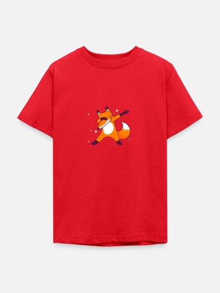 Fuchs - Teenager T-Shirt - Rot