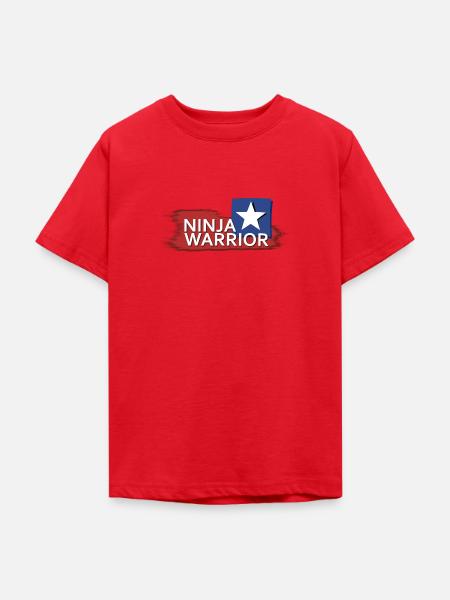 Ninja Warrior - Teenager T-Shirt - Rot
