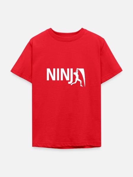 Ninja Warrior - Teenager T-Shirt - Rot