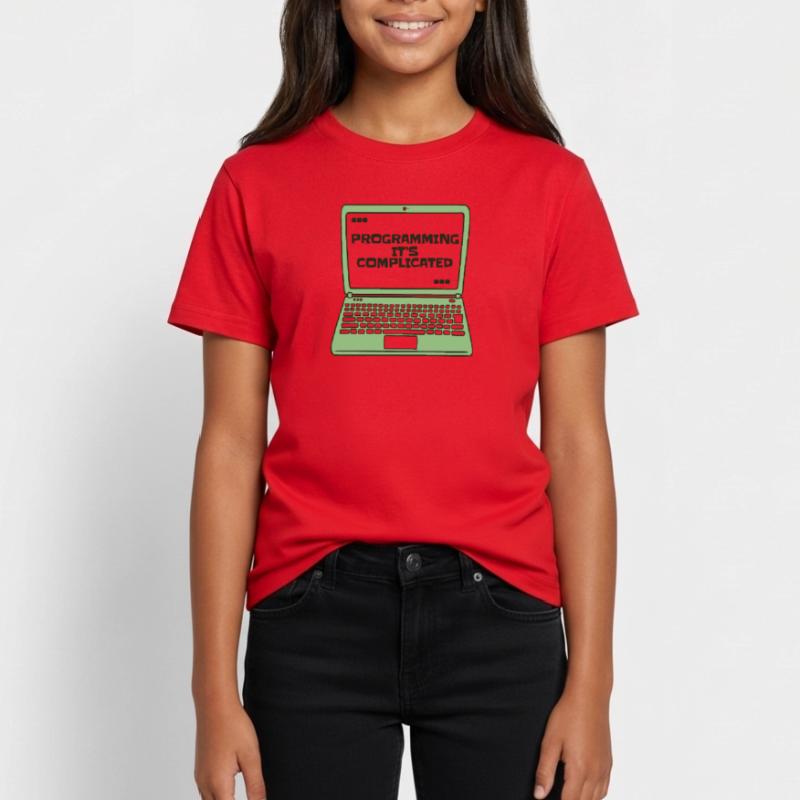 Programming It's Complicated Developer Coder Teenage T-Shirt
