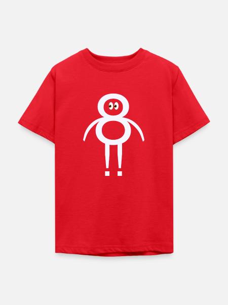 Acht ByRino - Teenager T-Shirt - Rot