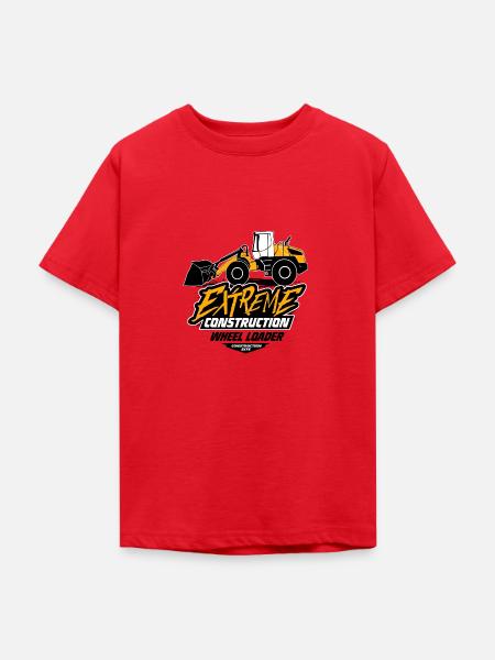 Radlader - Teenager T-Shirt - Rot