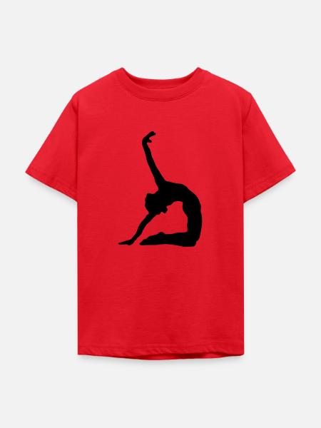 Kunstturnen Bodenturnen Turnerin - Teenager T-Shirt - Rot