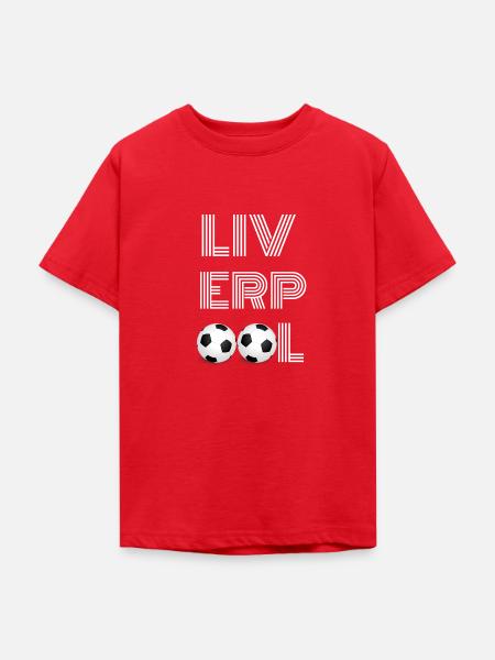 Liverpool Liverpool Liverpool - Teenager T-Shirt - Rot