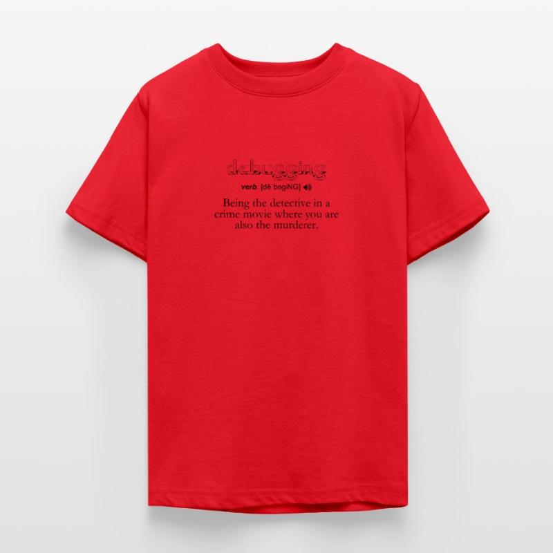 Debugging Definition - Computer Science Programmer Teenage T-Shirt