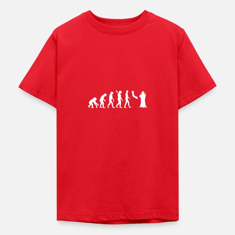 Evolution Dracula - T-shirt Ado - rouge