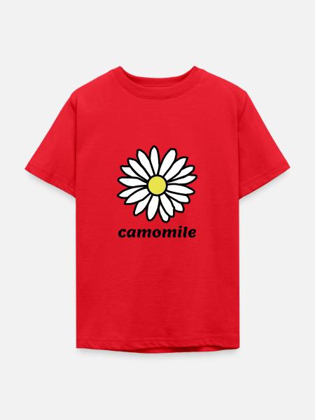 camomile - Teenager T-Shirt - Rot