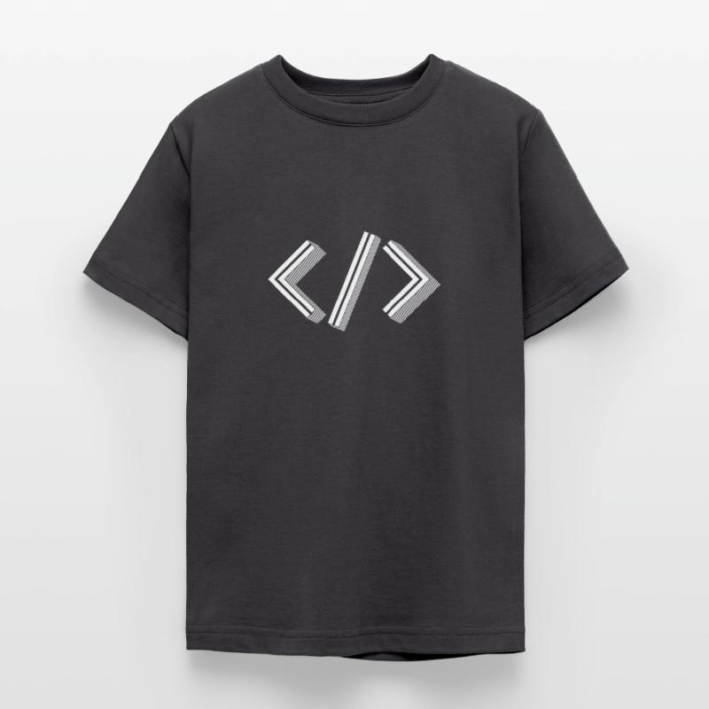 Retro Bracket's - Full Stack Developer HTML XML Teenager T-Shirt