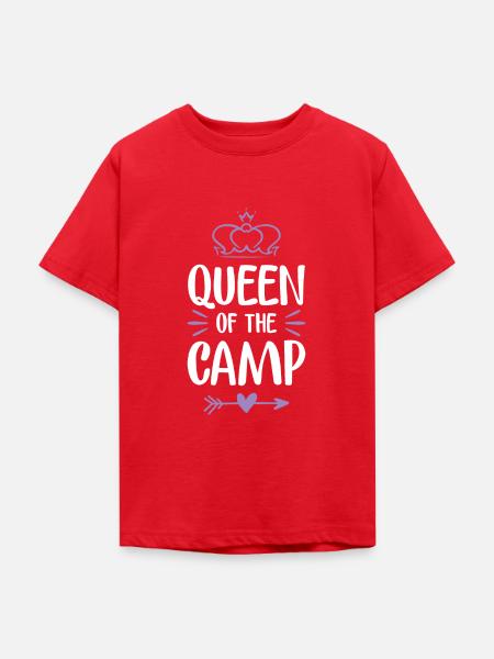queen camp - Teenager T-Shirt - Rot