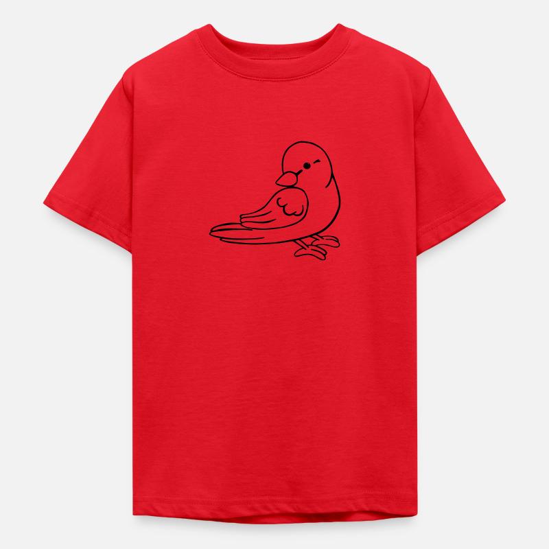 oiseau doux - T-shirt Ado - rouge
