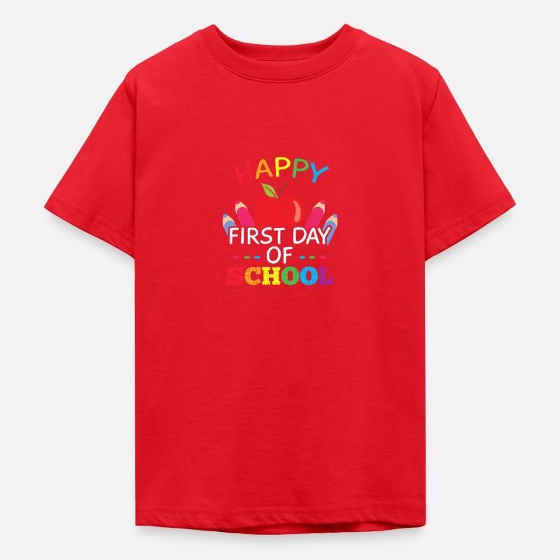 Bonne première journée d'école - T-shirt Ado - rouge